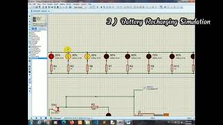 proteus simulation Solar Power Bank/ Cairo University - faculty of engineering - preparatory year