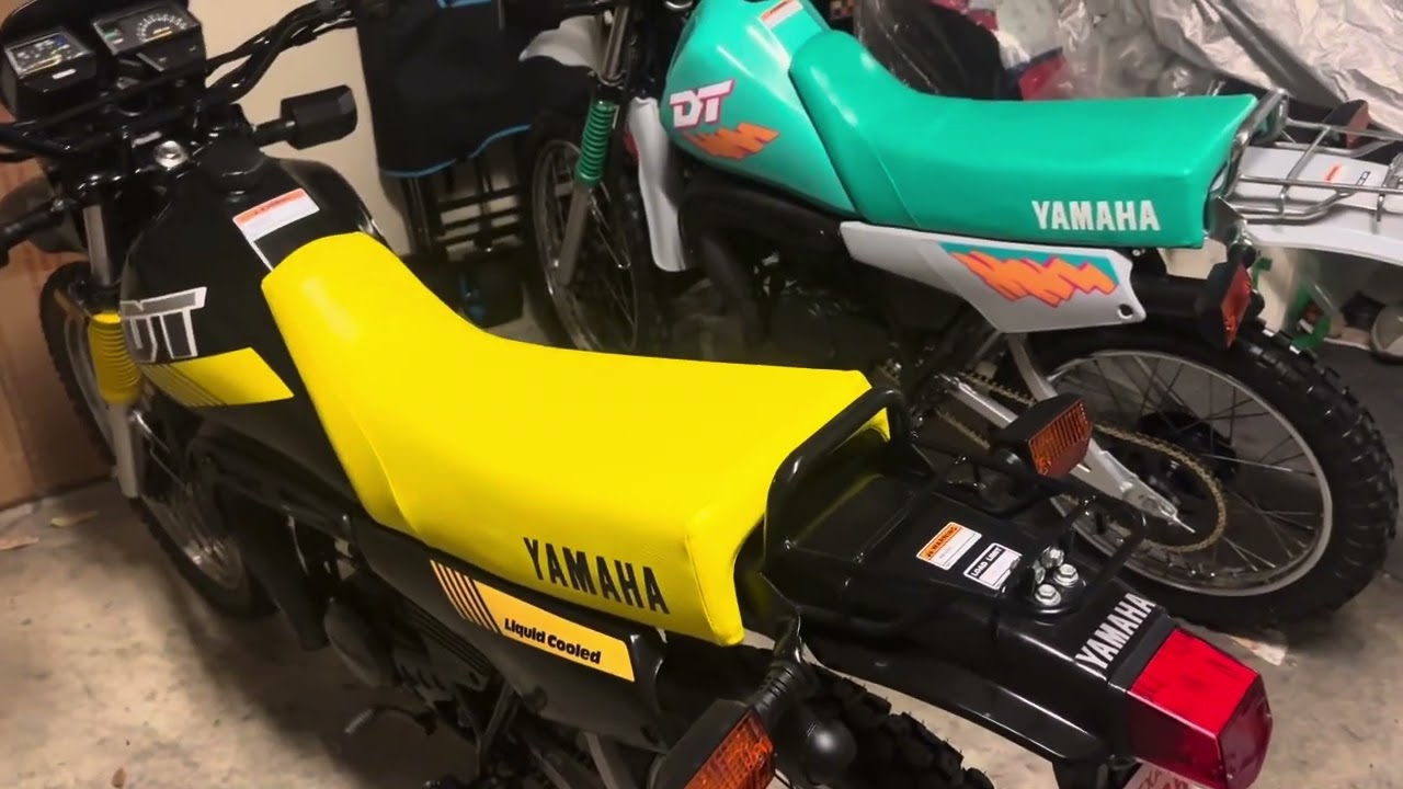DT50 two stroke DOUBLE vintage Yamaha motorcycle DT 50 restoration