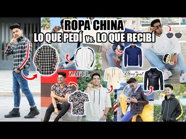 ROPA CHINA: LO QUE PEDÍ Vs LO QUE RECIBÍ | ZAFUL Y ROSEGAL + OUTFITS -  YouTube