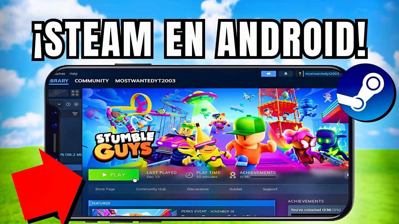 PROBE Juegos de STEAM en ANDROID con Winlator 🤯 - YouTube