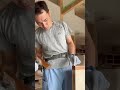 【職人の技】引戸の建具を建具屋さんの職人が現場で施工していきます!既製品にはない現場での手作業の様子をご覧ください#ルームツアー #shorts