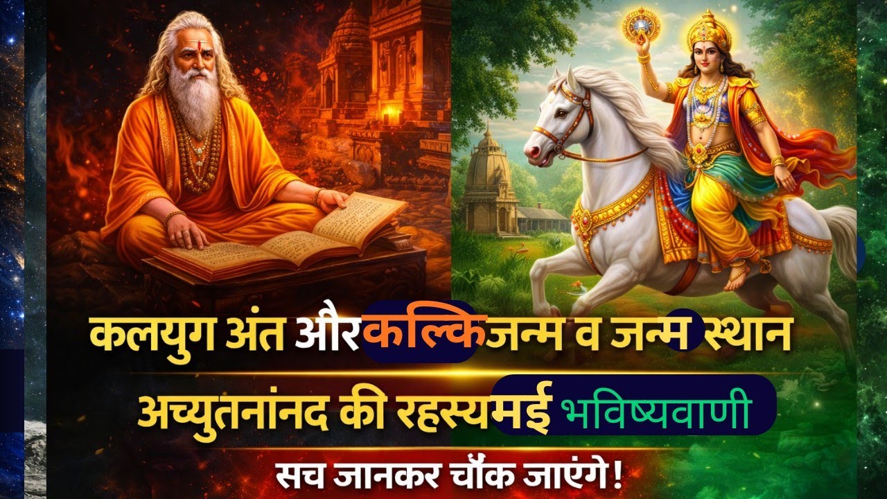 🎉Achyutananda Prophecy ✍️on End of Kaliyuga & Hidden Birthplace🎉 of Kalki Avatar🚀🌍||