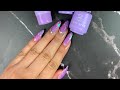 Easy Polygel Nails Tutorial - Lavender Glam