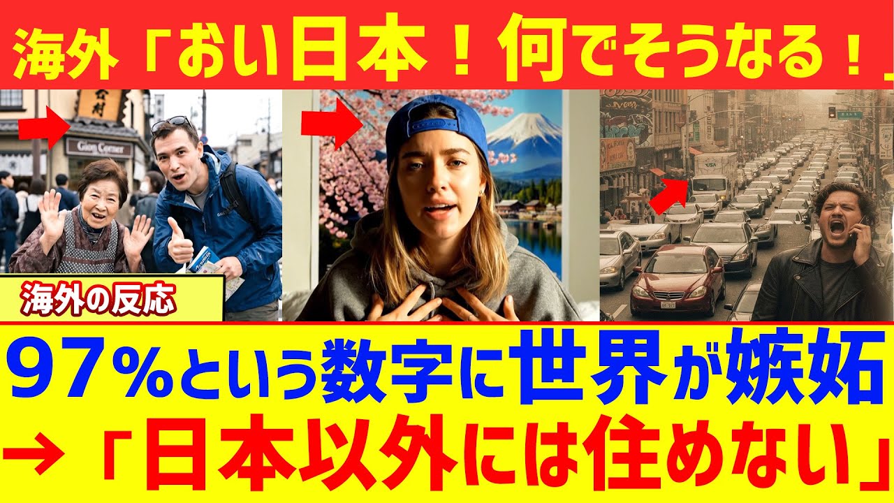 【海外の反応】日本より良い国はあるのか?外国人の答え 日本の日常が、実は人類史上最高の「イージーモード」だった理由。
