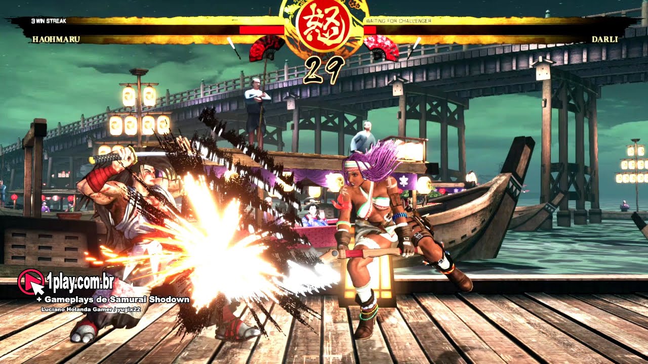 Samurai Shodown (2019)! Haohmaru vs. Darli Dagger in the Sumida River Stage!