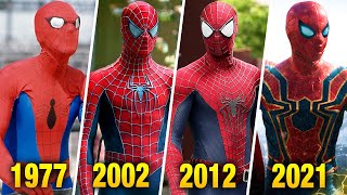 Evolution of Spider-Man in Movies \& TV (1977-2021)