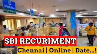SBI RECURIMENT 2020 | Any Degree | Salary 23,700 | Chennai | Online Apply | Date 16/08/2020