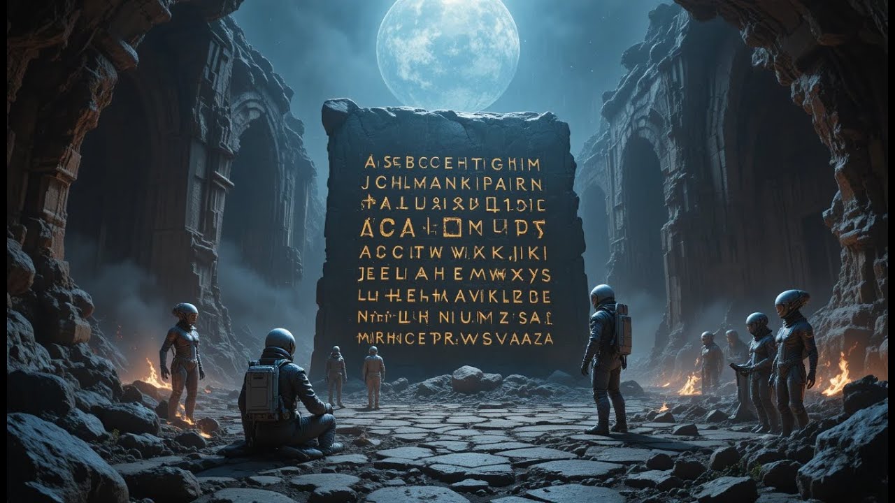 Археолог-инопланетянин заявил: «Эти символы неизвестны». Человек ответил: «Это алфавит, только на...