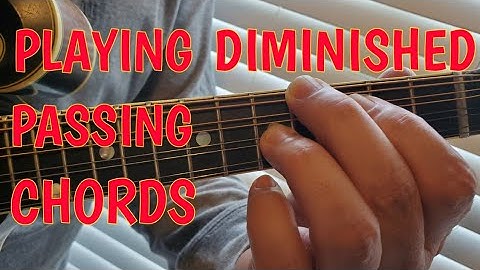 Playing Diminished Passing Chords on Mandolin