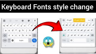 How To change google keyboard font style|keyboard fonts change kaise karen|keyboard fonts screenshot 1
