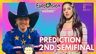 Eurovision 2024 Prediction 2nd Semifinal Top 16 | My Top ESC 2024