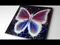(757) Butterfly with decoration | Chain pull technique | Easy Painting ideas | Designer Gemma77
