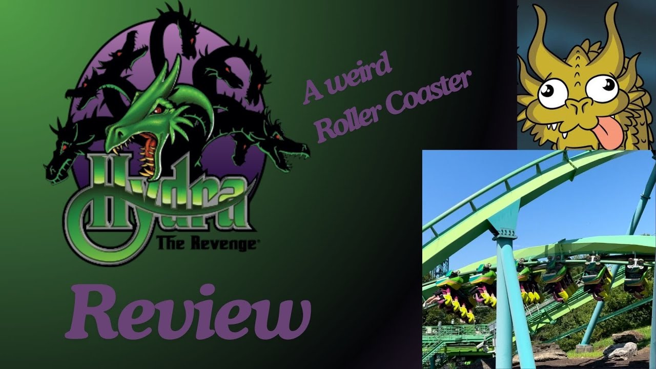 Hydra the Revenge Review || A Weird Roller Coaster - YouTube