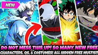 *DON"T MESS THIS UP* DO THIS 2 GET EVEN MORE NEW FREE CHARACTERS, QS & SKINS! ALL HIDDEN FREE MULTIS