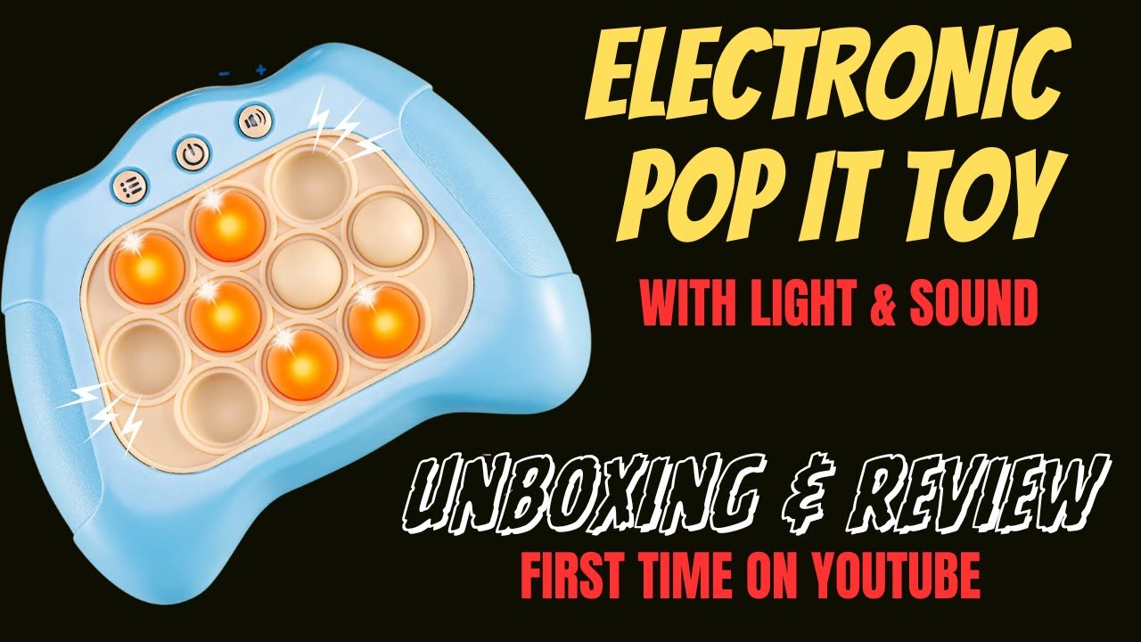 New Electronic Pop It Pro Game Unboxing and Review