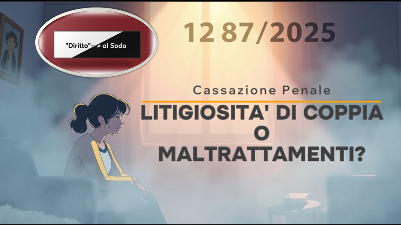 Violenza in Famiglia: Quando il 'Battibecco' Diventa Reato
