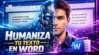 Nueva IA para Humanizar Texto en Word 🤖➡️🧑 | Humanibot Tutorial Completo