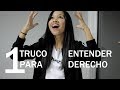 Truco Infalible Para Entender Tus Clases de Derecho