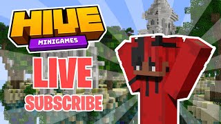 🔴Hive Bedwars Youtube Rank Grind!! (Parties With Viewers)  6k?  sub for a cookie :0