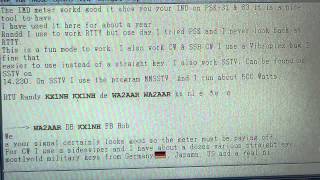 amateur radio bpsk-31 digital mode on 40 meters