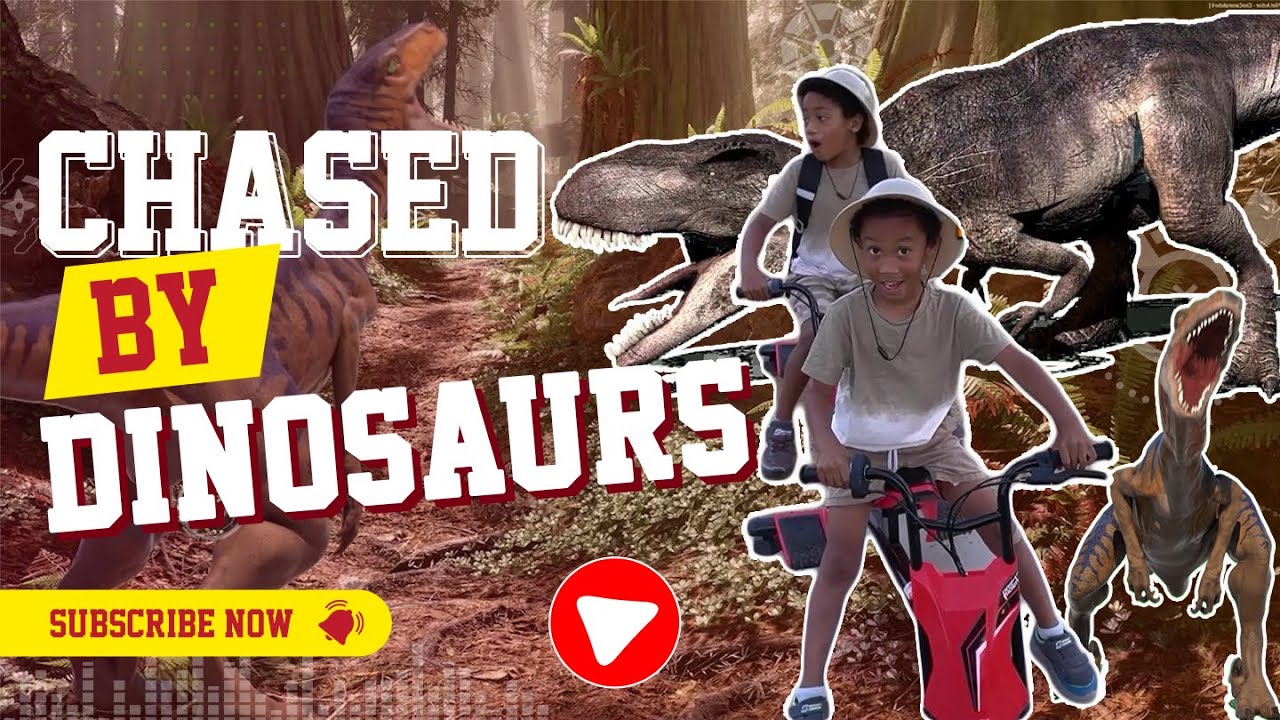 Epic Dino Park Adventure | We were chased by Dinosaur