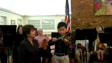 Lightly Row Played by James Hong in Recital Studen...