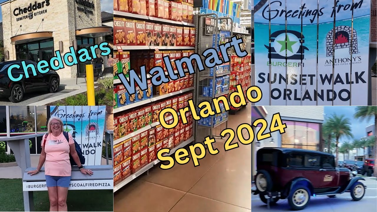 Orlando Travel Day, Walmart, Cheddars, Five Below, Sept 2024