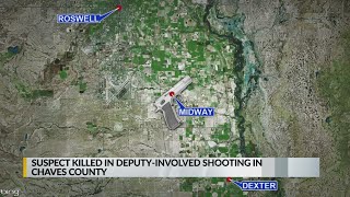 Suspect dead following shooting involving Chaves County Sheriff's Office Wealth