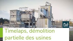 Démolition partielle des usines Lafarge à Cormeilles-en-Parisis