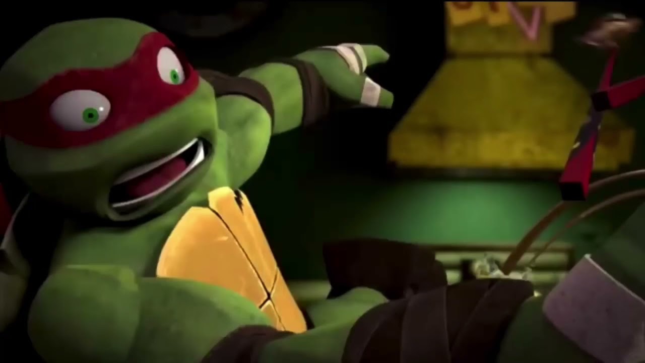 Teenage Mutant Ninja Turtles 2012 Raphael Scream Slow Pitch Normal Pitch High Pitch