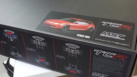 Unboxing MST 1/10 TCR On-Road Chassis w/ Honda Civic EG6 Body | KRONIK