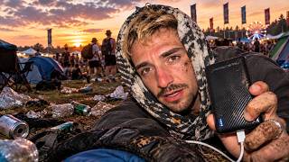 ICH SCHLAFE UNTERM TISCH🫪 3 TAGE FESTIVAL OHNE ZELT!!! ⛺