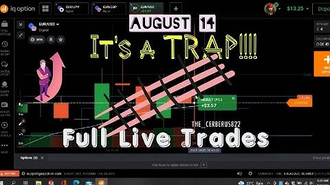 August 14 (Last minute Trap 🤯🤯) !! Full live trade Explanations in Tamil binary iqoption