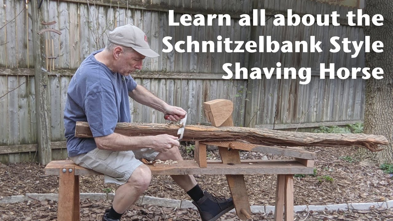 Learn all about the Schnitzbank style Shaving Horse