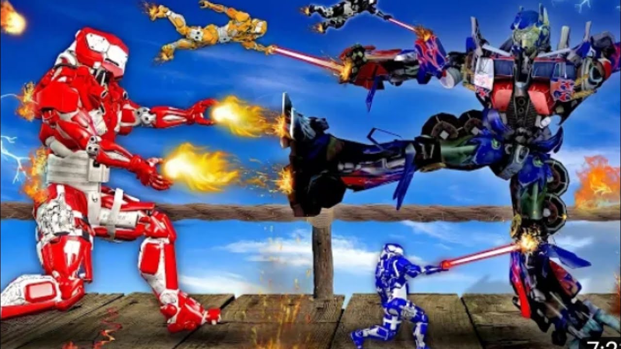 Optimus Prime Multiple Transformation Jet Robot Car Game 2020 - Android Gameplay