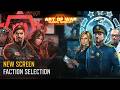 New Screen: Faction Selection (Art of War 3 RTS)