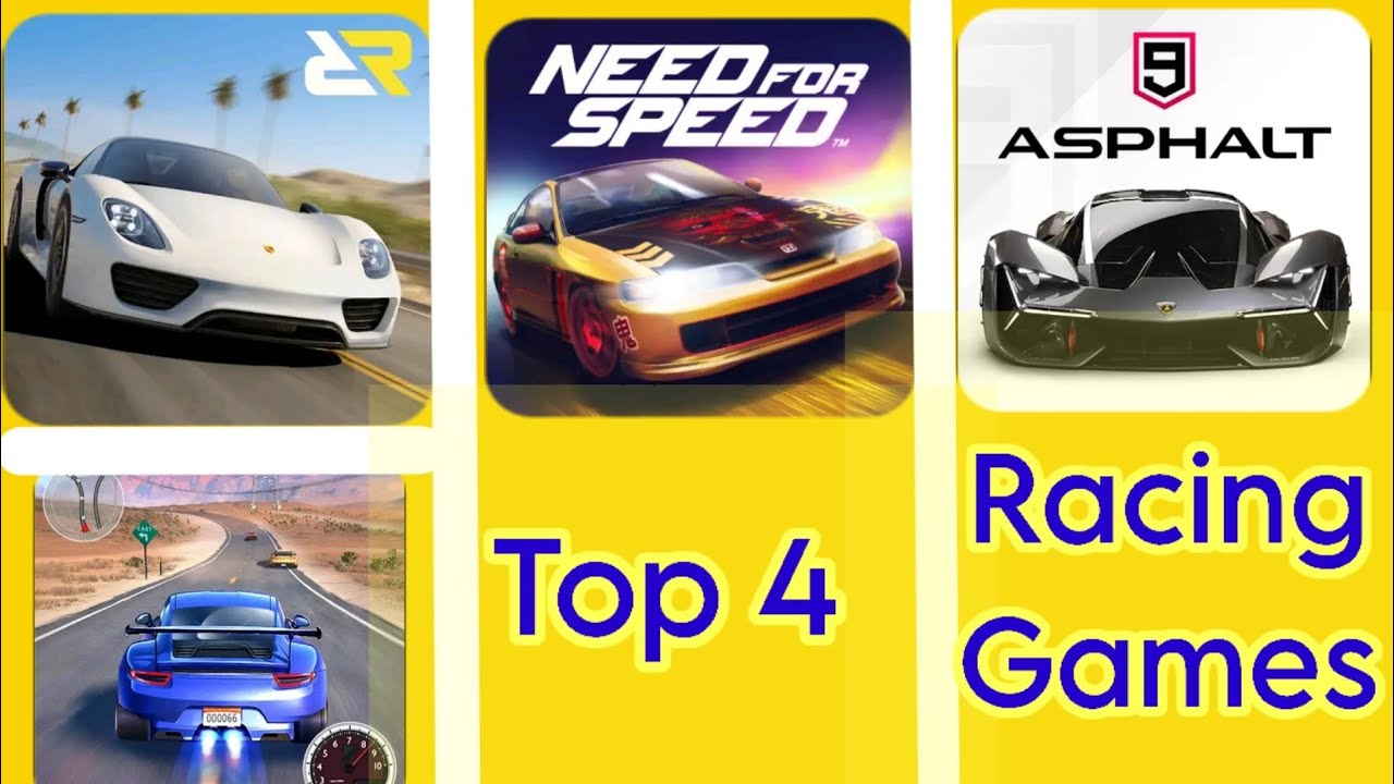 #WTF Gamer Top 4 car racing games - YouTube