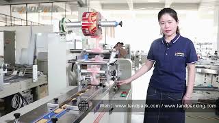 Automatic Food Packaging Line Biscuits Cookie Wafer Food Feeding And Packing System