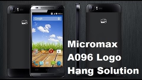 Micromax A096 Logo Hang Solution.