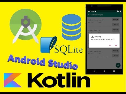 Part1 SQLite Database and RecyclerView in Android Studio by Kotlin