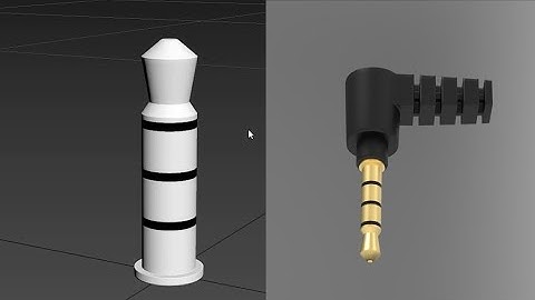 3DS MAX .Modeling a Headphone Jack part 1