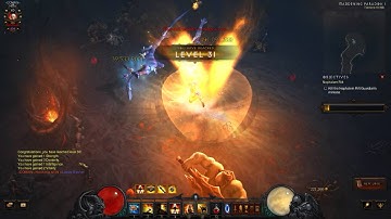 Diablo III Fast leveling monk solo T6 full x14 gem of ease gear!