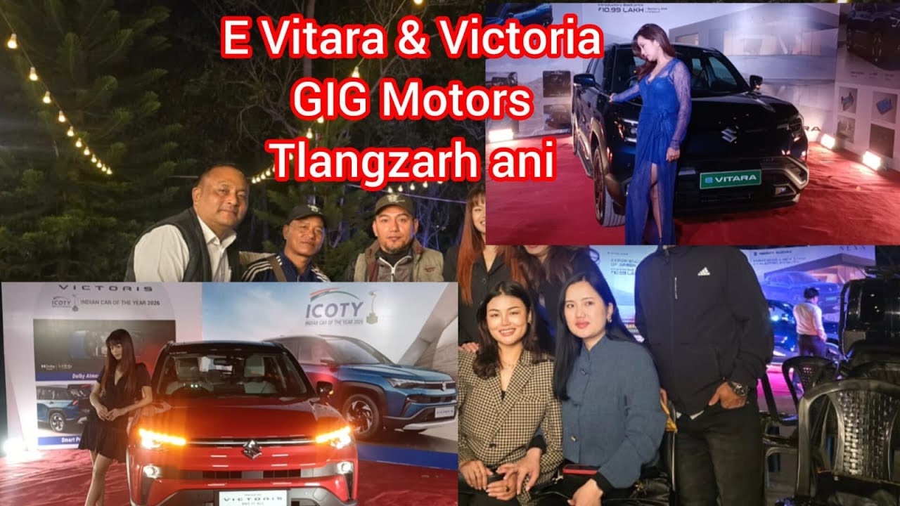 PU MODY MEUH IN  FLAG OFF HIAL  GIG MOTORS CAR THAR TLANGZARHNA ANI