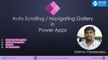 Auto Scrolling Gallery in Power Apps