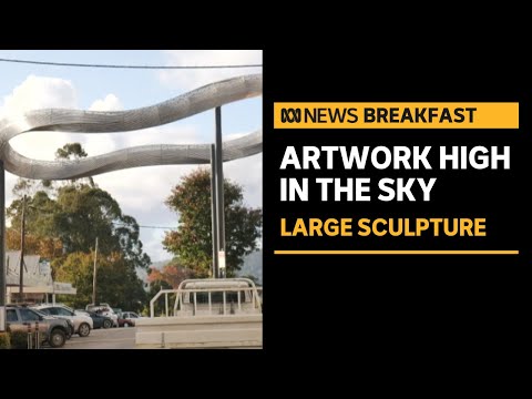 Country town sculpture intending to capture local landscape divides community | ABC News