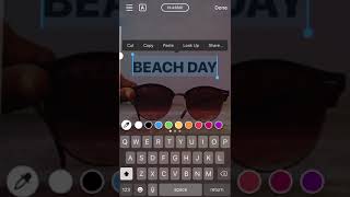 Adding Colorful text (Rainbow text) to Instagram