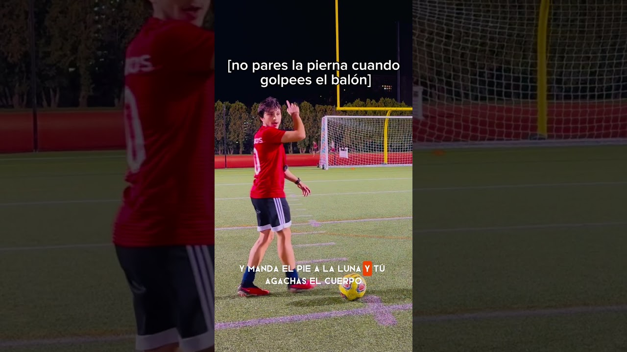 Como pegarle fuerte el balón? 