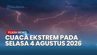 BMKG WEATHER FORECAST: Regions Prone to Heavy Rain and Strong Winds on August 4, 2026
