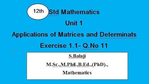 12th Maths-Ex 1.1- Q.No 11