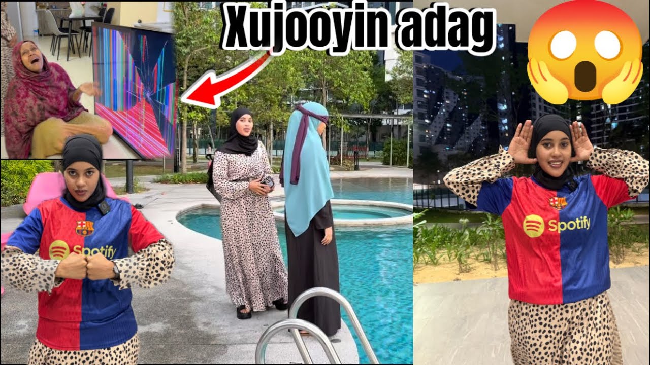 MAIDA OO XUJOOYINKII UGU ADKAA II DIRTAY TVGA UGBAAD JABI GARANKA BARCA XIRO😡